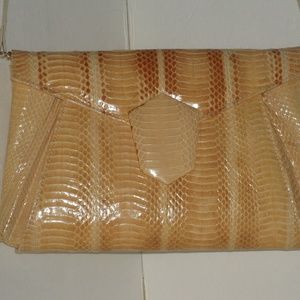 Genuine J. Renee Snakeskin Cross-body Purse